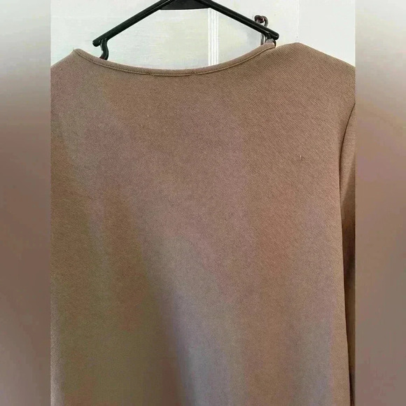 Zara oversized tan modest dress with pockets‎ - Picture 8 of 9